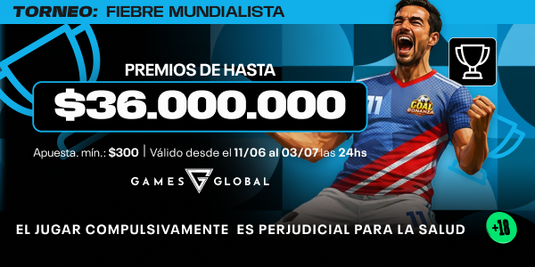 ¡Torneo fiebre mundialista!